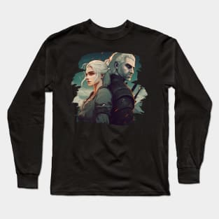 Geralt Of Rivia The Witcher Long Sleeve T-Shirt